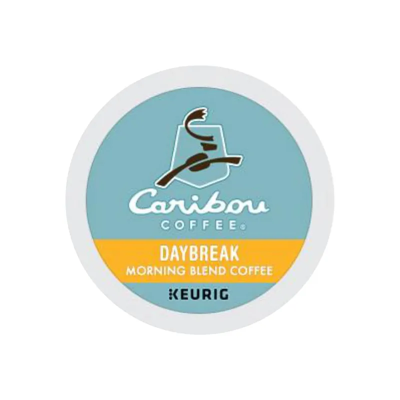 Caribou Daybreak Morning Blend K-Cup® Recyclable Coffee Pods (Box of 24)