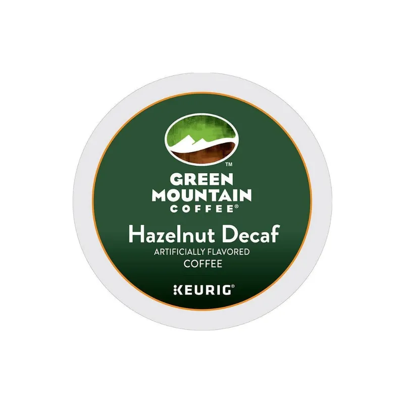 Green Mountain Decaf Hazelnut K-Cup® Recyclable Pods (Case of 96)