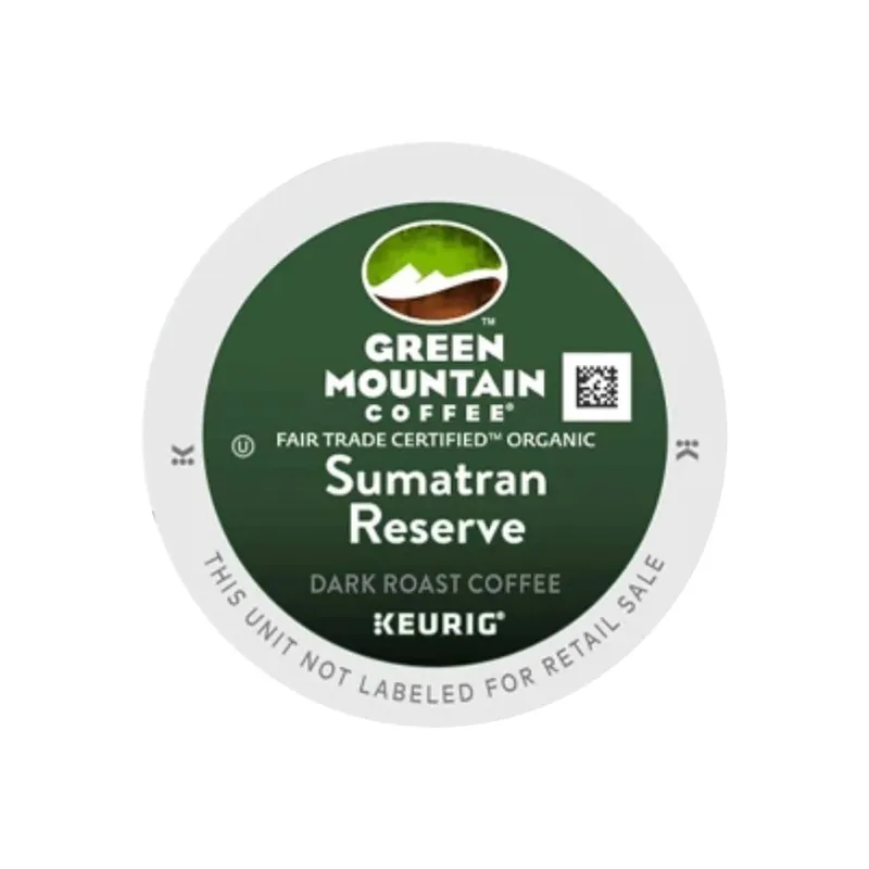 Green Mountain Sumatra Reserve Single-Origin K-Cup® Recyclable Pods (Case of 96) - DIscontinued