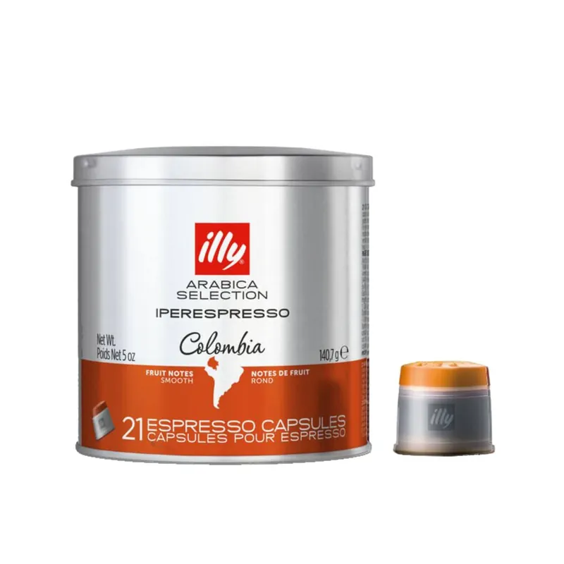 Illy Iperespresso Colombia Arabica Selection Espresso Capsules (21 Ct. Tin)