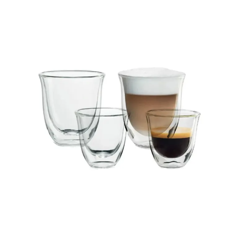 De‘Longhi Double Walled Glassware Bundle (2x Espresso, 2x Cappuccino)