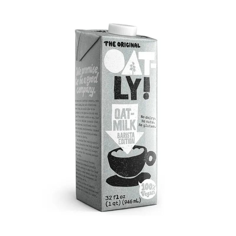Oatly Barista Oat Milk (Case of 12)