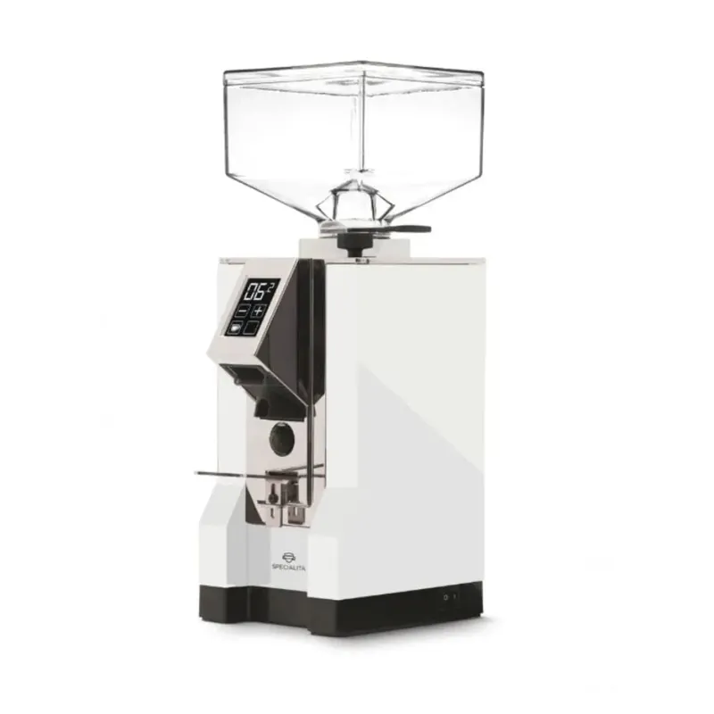 Eureka Mignon Specialita Quiet Flat Burr Coffee Grinder (White)