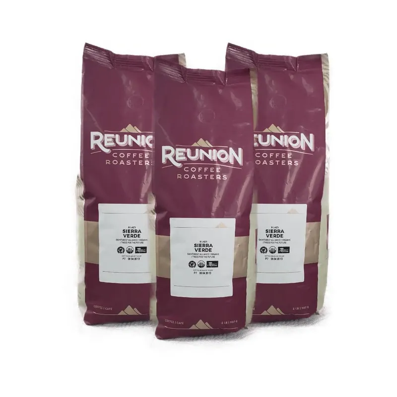 Reunion Island Sierra Verde Whole Bean Coffee Value Pack(Box of 3)