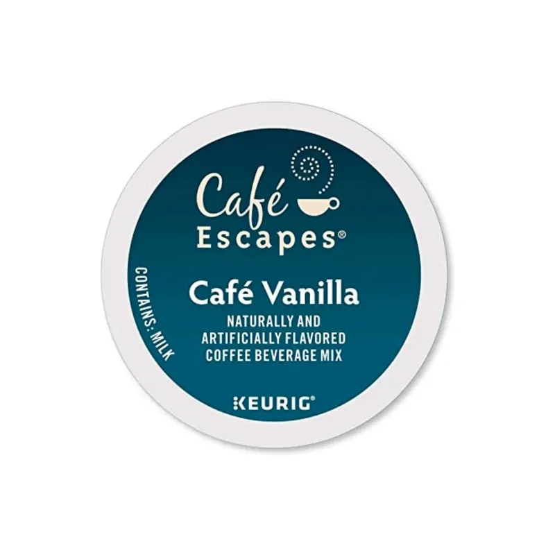 Cafe Escapes Vanilla K-Cup® Recyclable Pods (Box of 24)