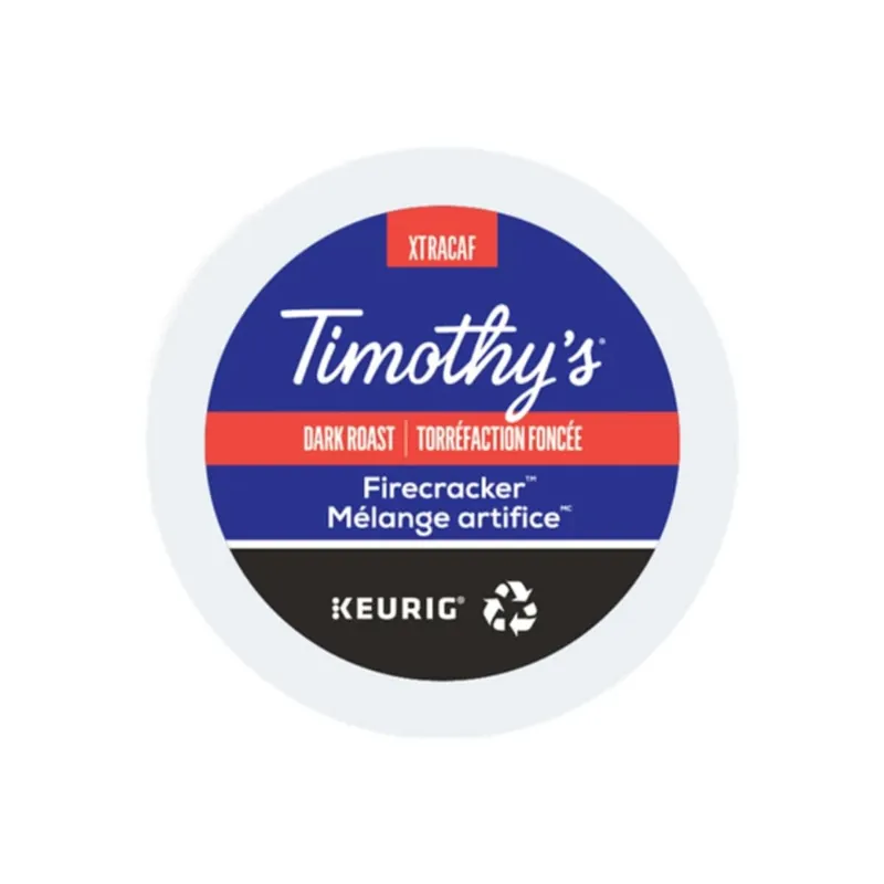 Timothy‚ Firecracker Dark Roast XTRACAF K-Cup Pods (Case of 96)