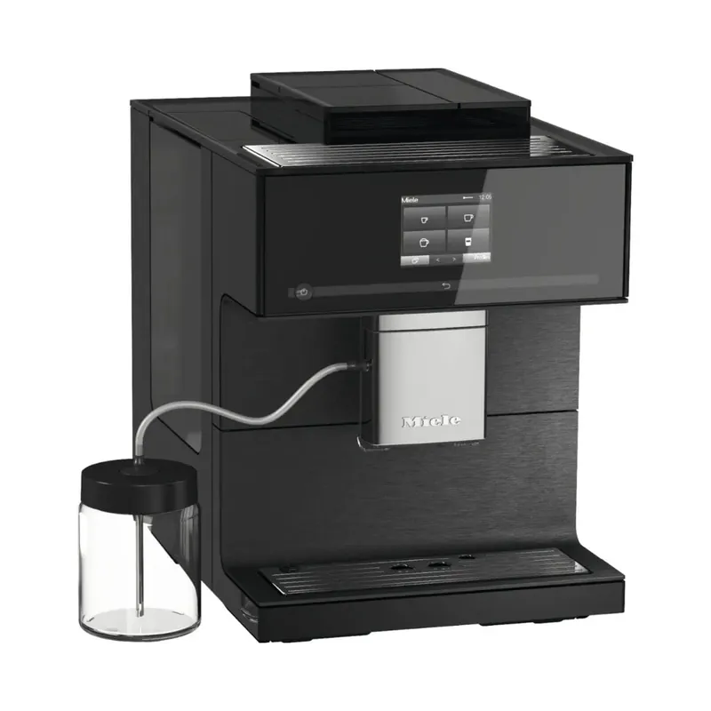 Miele CM 7750 CoffeeSelect Super Automatic Countertop Coffee & Espresso Machine (Obsidian black)