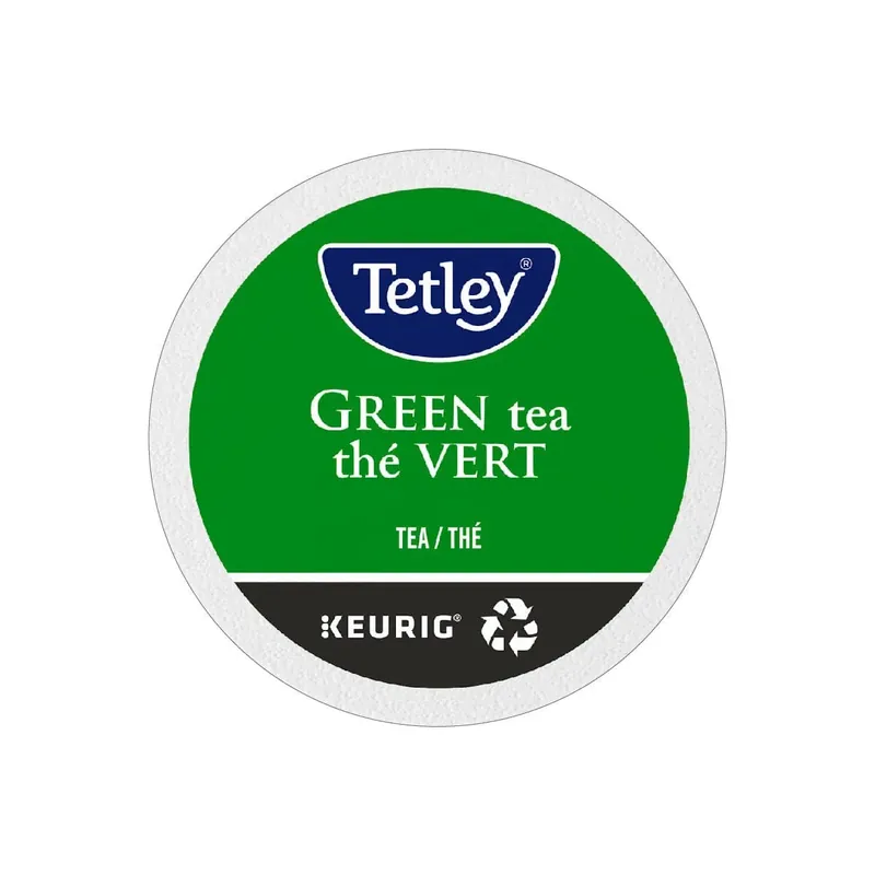 Tetley Pure Green Tea K-Cup® Recyclable Pods Best Before Nov 28, 2024 (Box of 24)