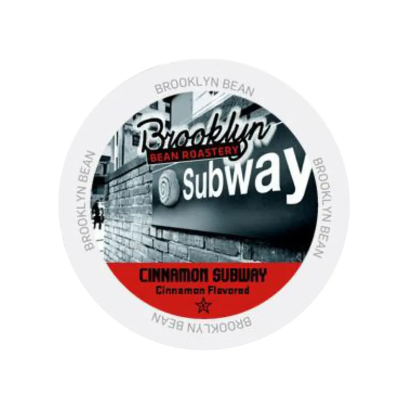 Brooklyn Bean Cinnamon Subway Single-Serve Coffee Pods (Box of 40)
