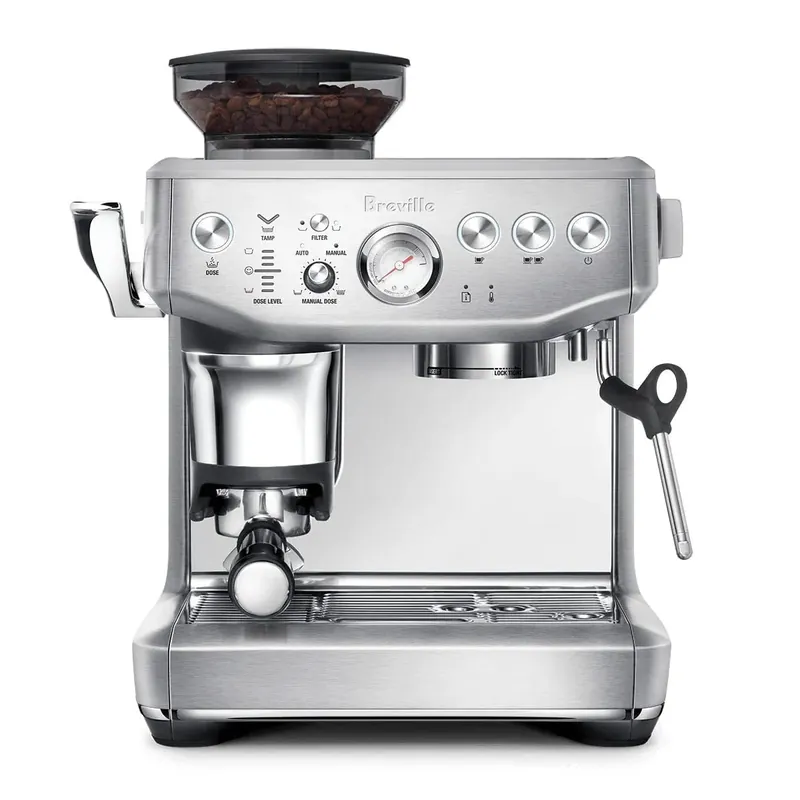 Breville The Barista Express Impress Semi-Automatic Espresso Machine BES876BSS (Brushed Stainless Steel)