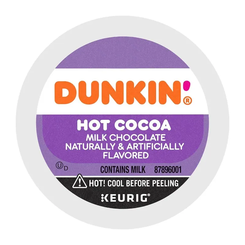 Dunkin‘ Donuts Milk Hot Chocolate Coffee K-Cup® Recyclable Pods (Box of 22)