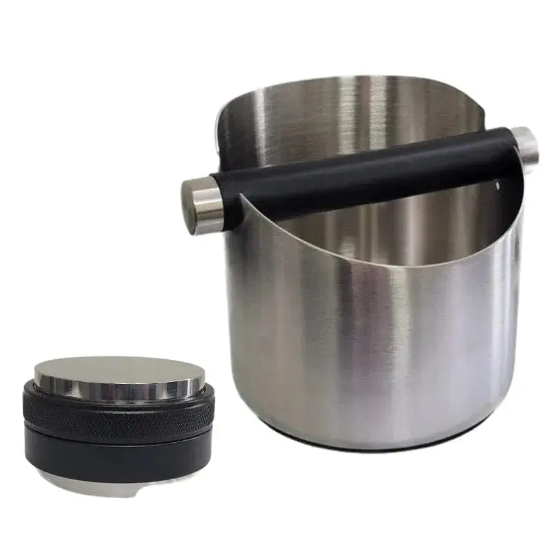 HCS Coffee Distributor & Tamper (58mm) + Espresso Knock Box