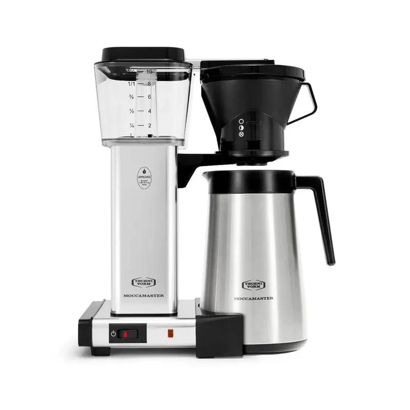 Technivorm Moccamaster KBT Thermal Carafe Brewer 79112 (Polished Silver)