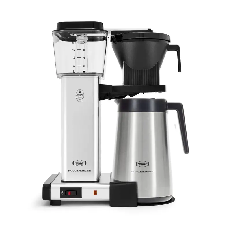 Technivorm Moccamaster KBGT Thermal Carafe Brewer 79312 (Polished Silver)