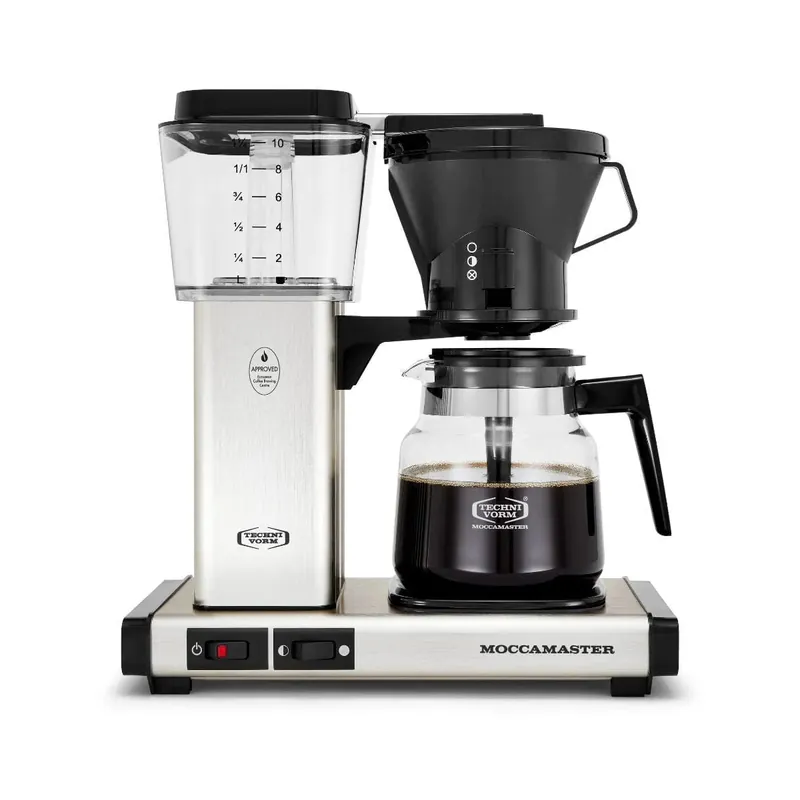 Technivorm Moccamaster KB Glass Carafe Brewer 59691 (Brushed Silver)