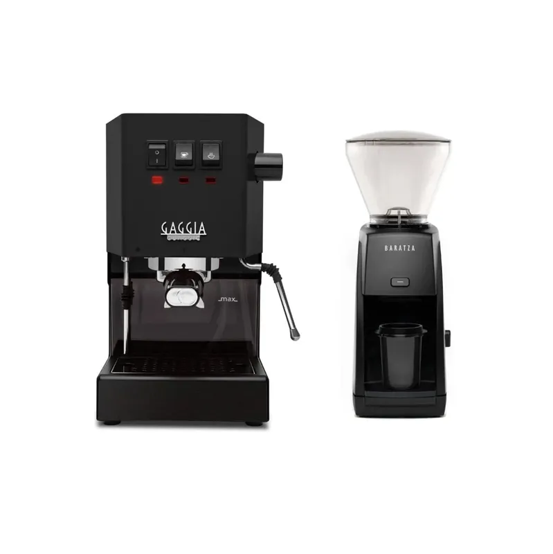Gaggia Classic E24 Black & Baratza Encore ESP Grinder Bundle