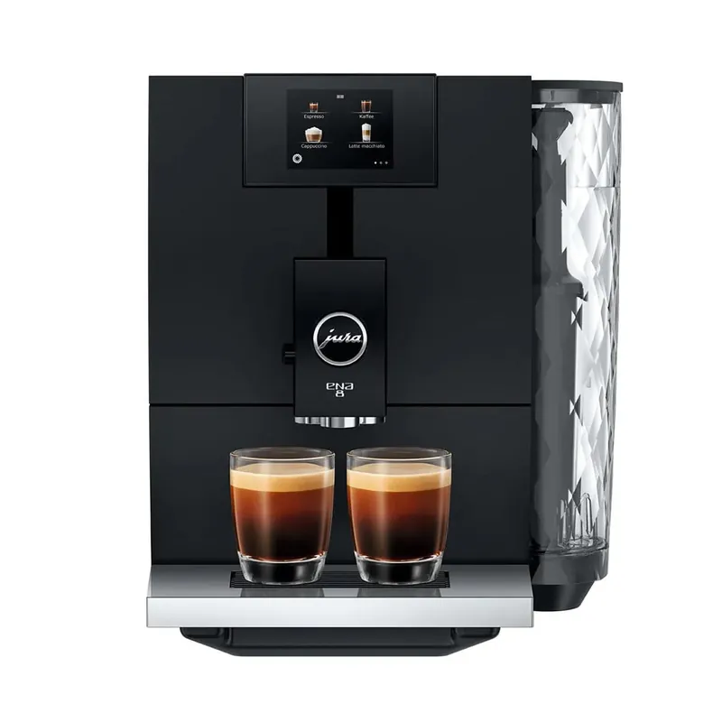 Jura ENA 8 Automatic Coffee & Espresso Machine 15496 (Full Metropolitan Black) 2023 Version - Open Box (3928)