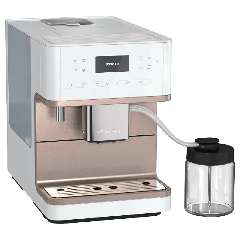 Miele CM 6360 Super Automatic Countertop Coffee & Espresso Machine (Lotus white) - DEMO, UNUSED