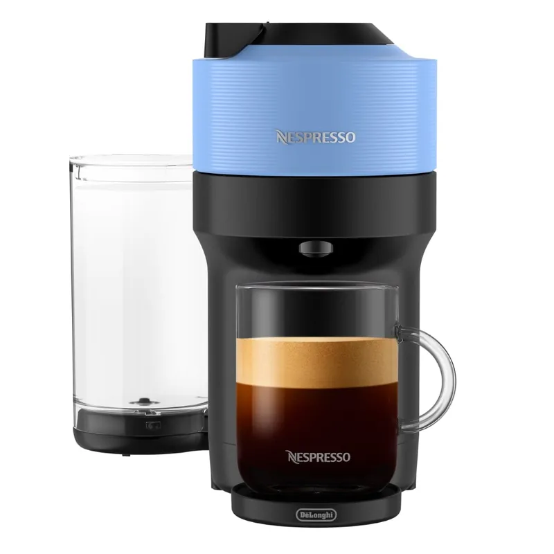 Nespresso Vertuo Pop+ Coffee and Espresso Machine by De‘Longhi ENV92A (Pacific Blue)