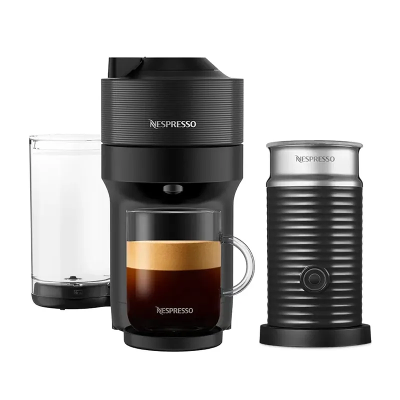 Nespresso Vertuo Pop+ Coffee and Espresso Machine with Aeroccino by De‘Longhi ENV92BAE (Liquorice Black)