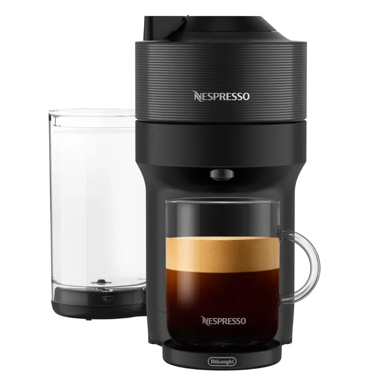 Nespresso Vertuo Pop+ Coffee and Espresso Machine by De‘Longhi ENV92B (Liquorice Black)