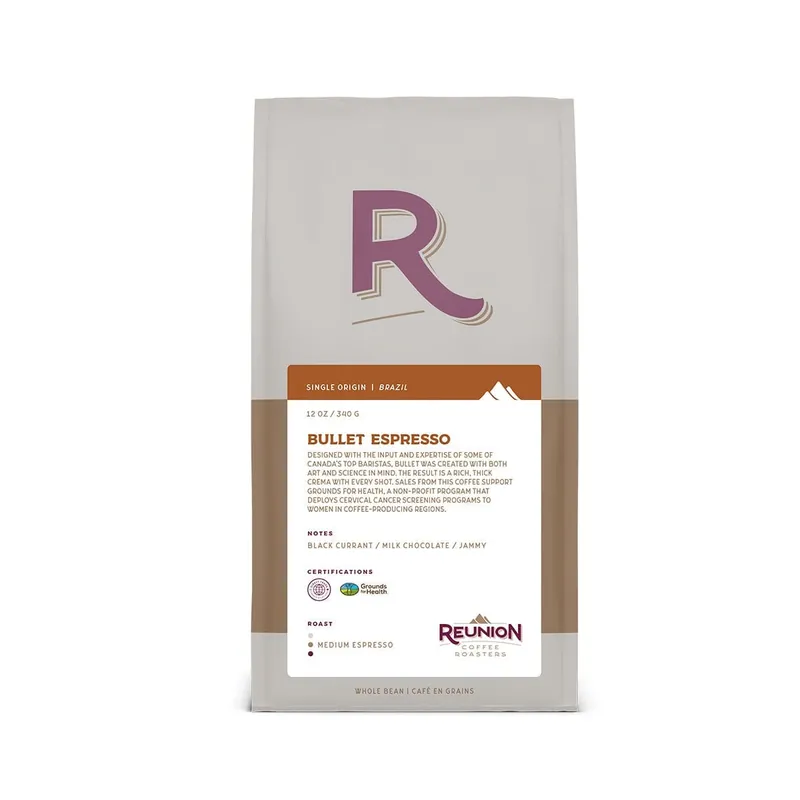Reunion Coffee Bullet Whole Bean Coffee