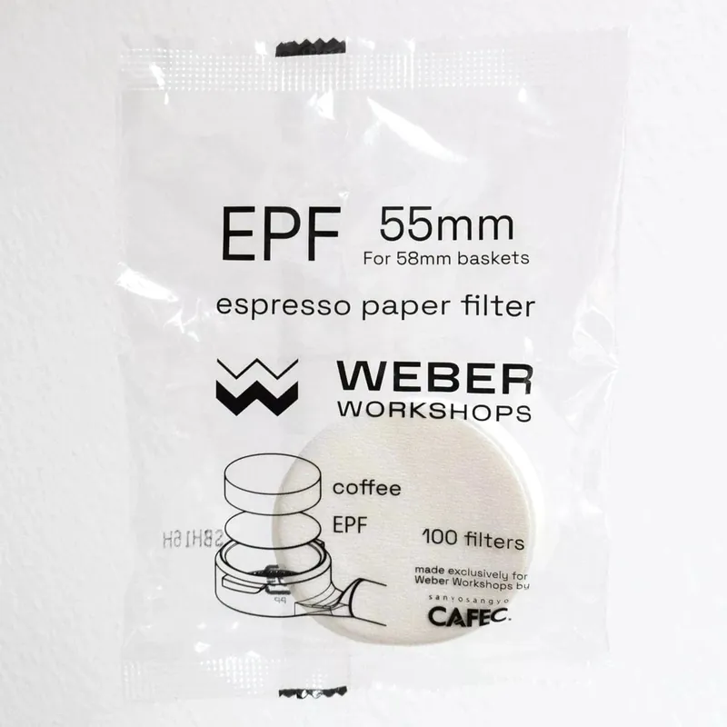 Weber Workshops Espresso Paper Filter Pack (55mm)