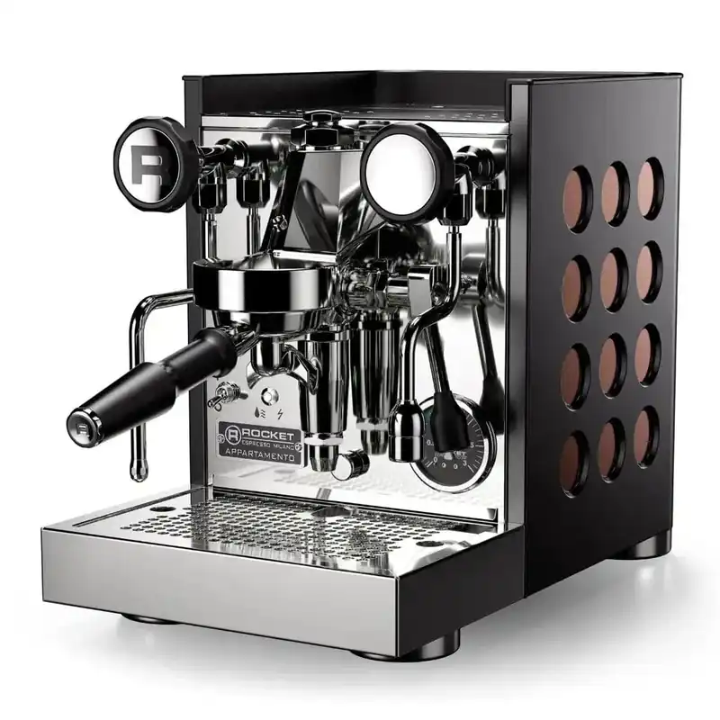 Rocket Appartamento TCA Espresso Machine RE502B3C12 (Black - Copper)