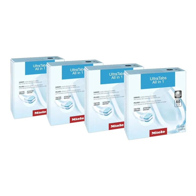 Miele UltraTabs All in 1 Dishwasher Cleaning Tablets (Case of 240)