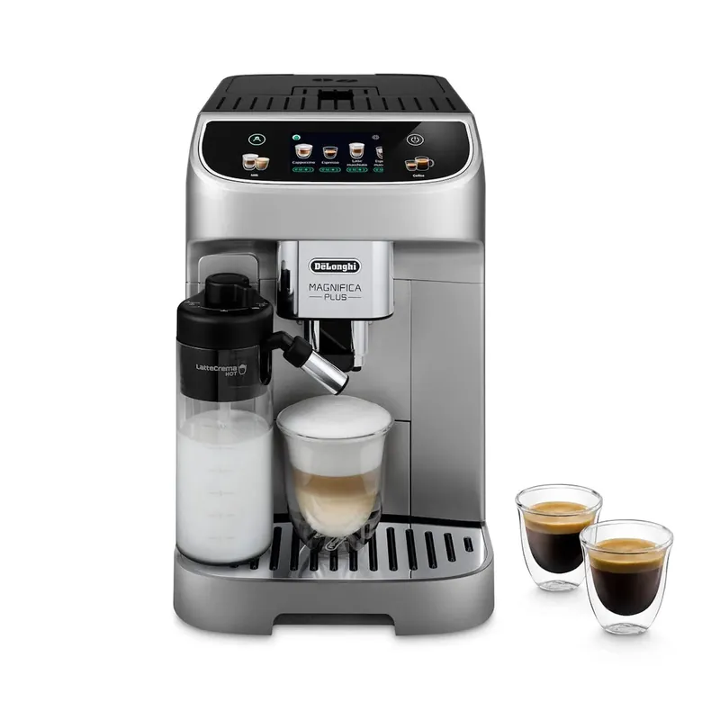 De‘Longhi Magnifica Plus with LatteCrema System Super Automatic Espresso Machine (ECAM32070SB)
