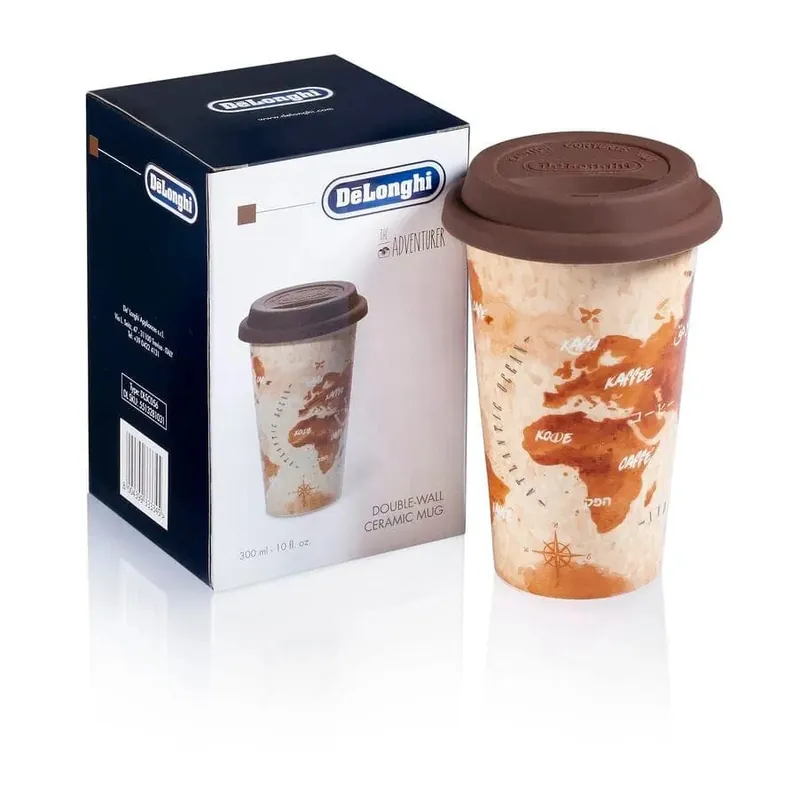 De‘Longhi Double Walled Ceramic Thermal Mug (Adventure) DLSC056