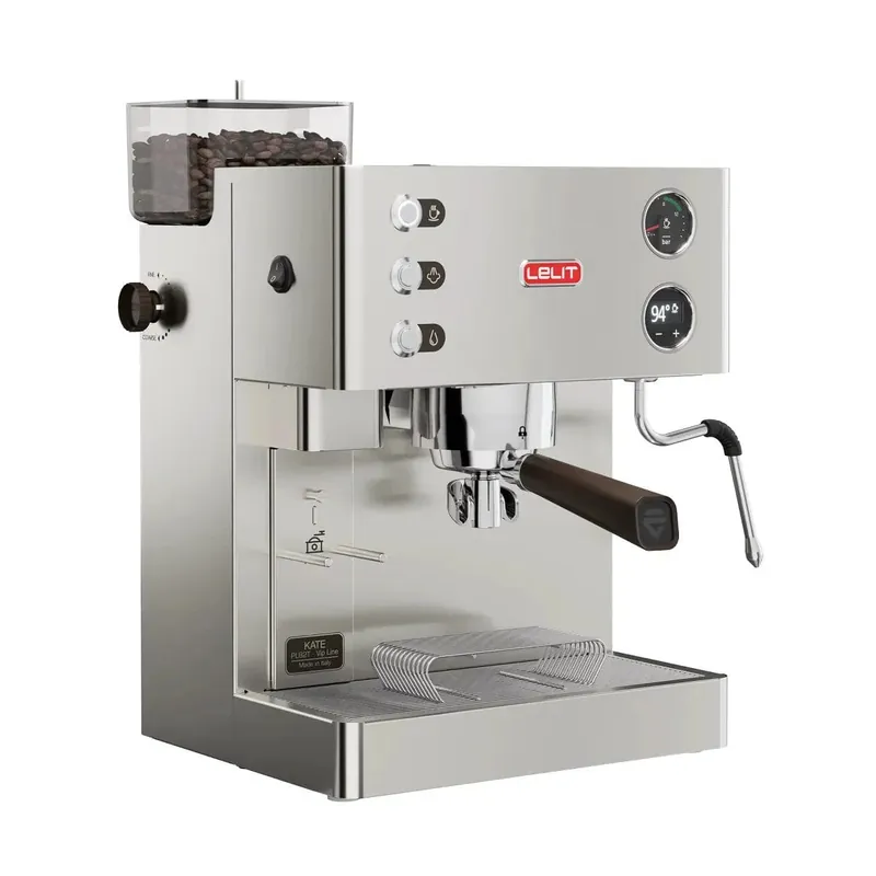 Lelit Kate Semi Automatic Espresso Machine with Integrated Grinder PL82T