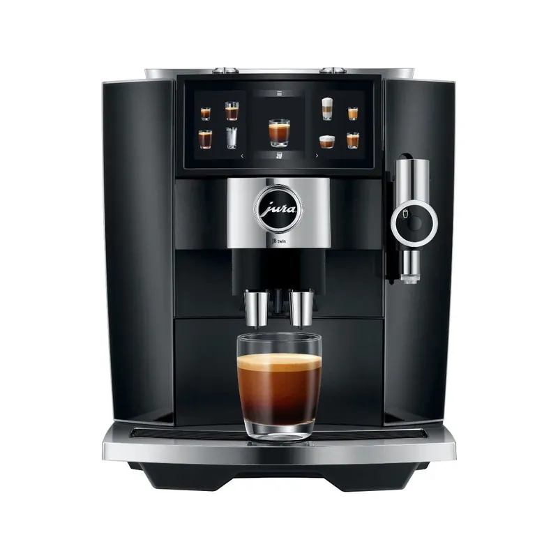 Jura J8 Twin Super Automatic Coffee Machine 15658 Diamond Black