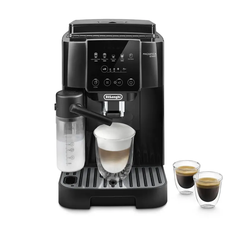 De‘Longhi Magnifica Start Super Automatic Espresso Machine with LatteCrema System ECAM22080B (Black)