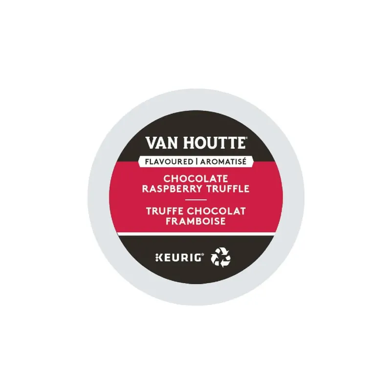 Van Houtte Chocolate Raspberry Truffle K-Cup® Recyclable Pods (Case of 96) Best Before Nov 8, 2024