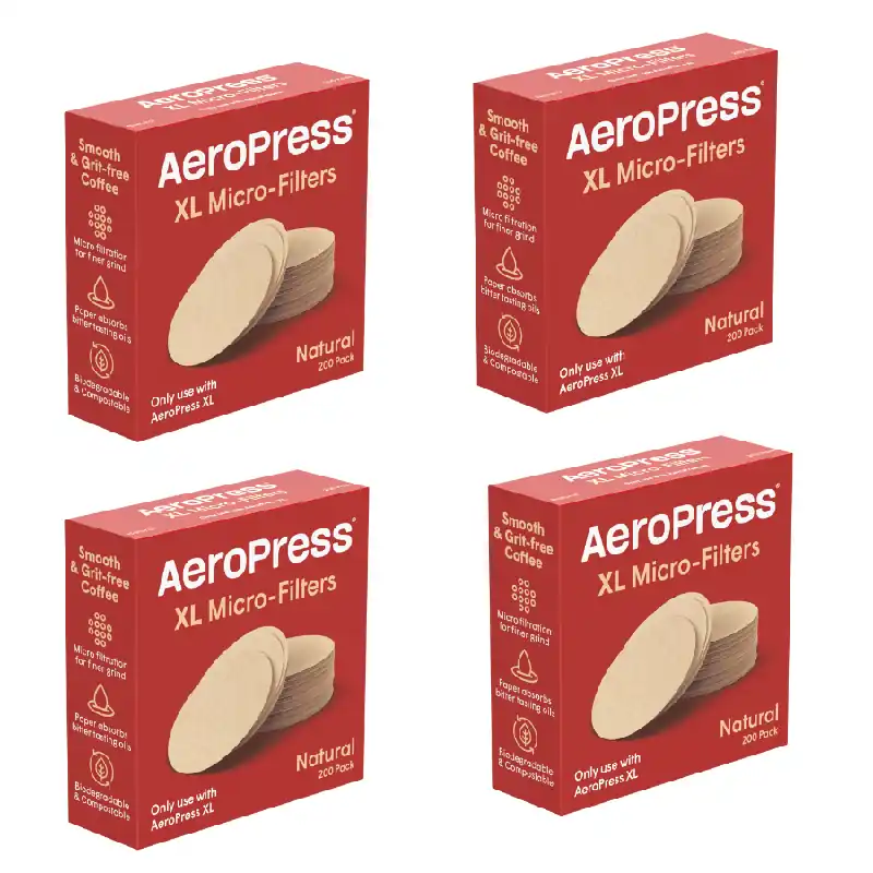 AeroPress XL Natural Micro-Filters (4 Packs, 800 Count)