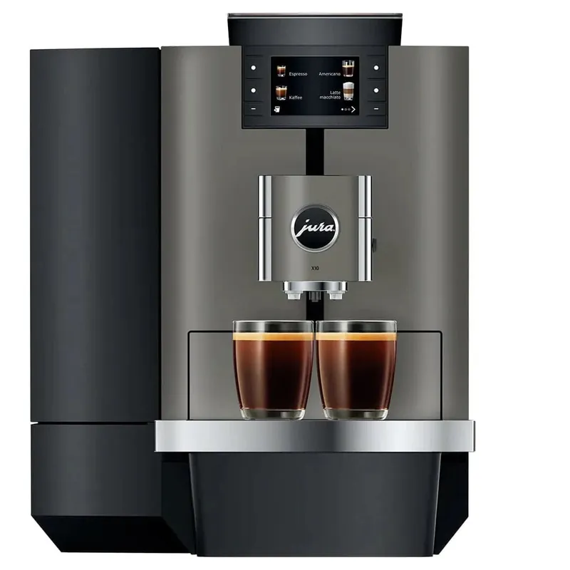 JURA x10 Professional Super-Automatic Espesso Machine 15783 (Dark Inox)