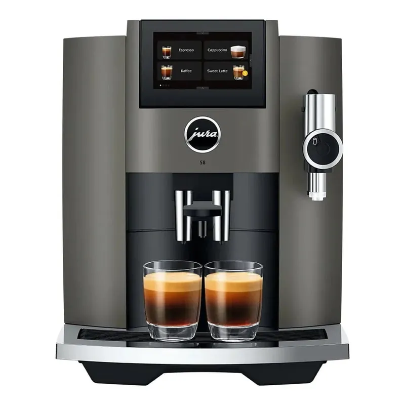Jura S8 Super Automatic Coffee Machine 15755 (Dark Inox)