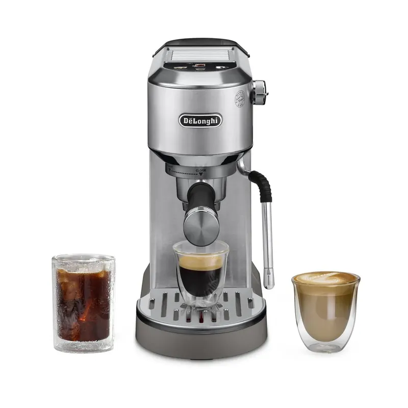 De‘Longhi Dedica Duo Espresso Machine with Cold Brew EC890M (Metal)