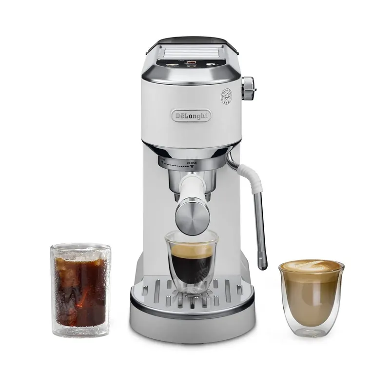 De‘Longhi Dedica Duo Espresso Machine with Cold Brew EC890WI (Vanilla)
