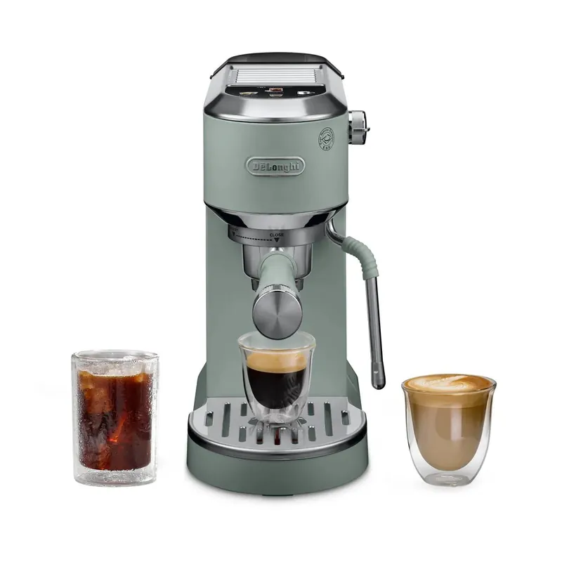 De‘Longhi Dedica Duo Espresso Machine with Cold Brew EC890GR (Pistachio)