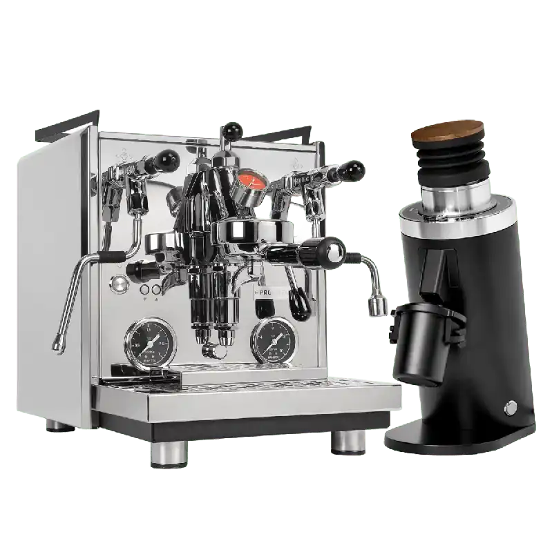 Profitec Drive Espresso Machine with DF64 Gen 2 Grinder (Black) Bundle