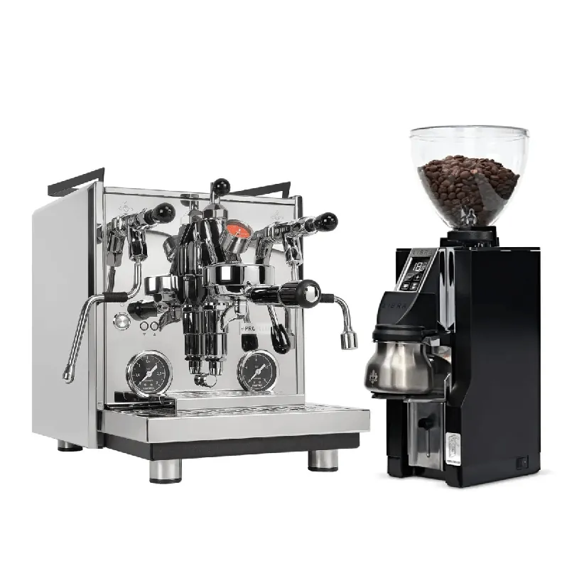 Profitec Drive Espresso Machine with Eureka Mignon Libra All Purpose Grinder (Black) Bundle
