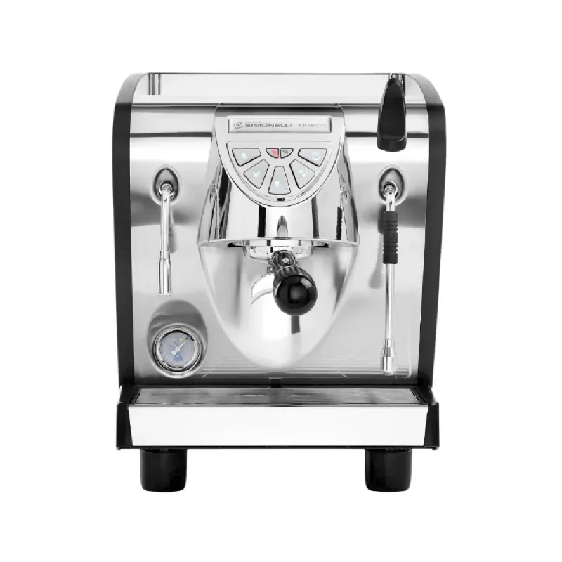 Nuova Simonelli Musica Heat Exchanger Espresso Machine (Stainless Steel + Black Trim)