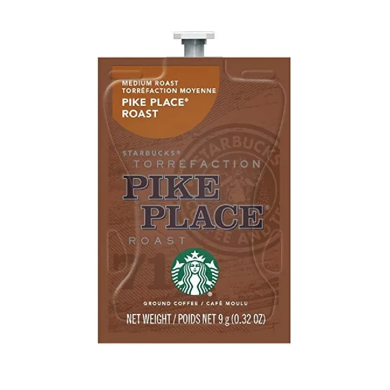 Flavia Starbucks Pike Place Medium Roast Coffee Freshpacks (Case of 76) - Best Before Aug 08, 2025