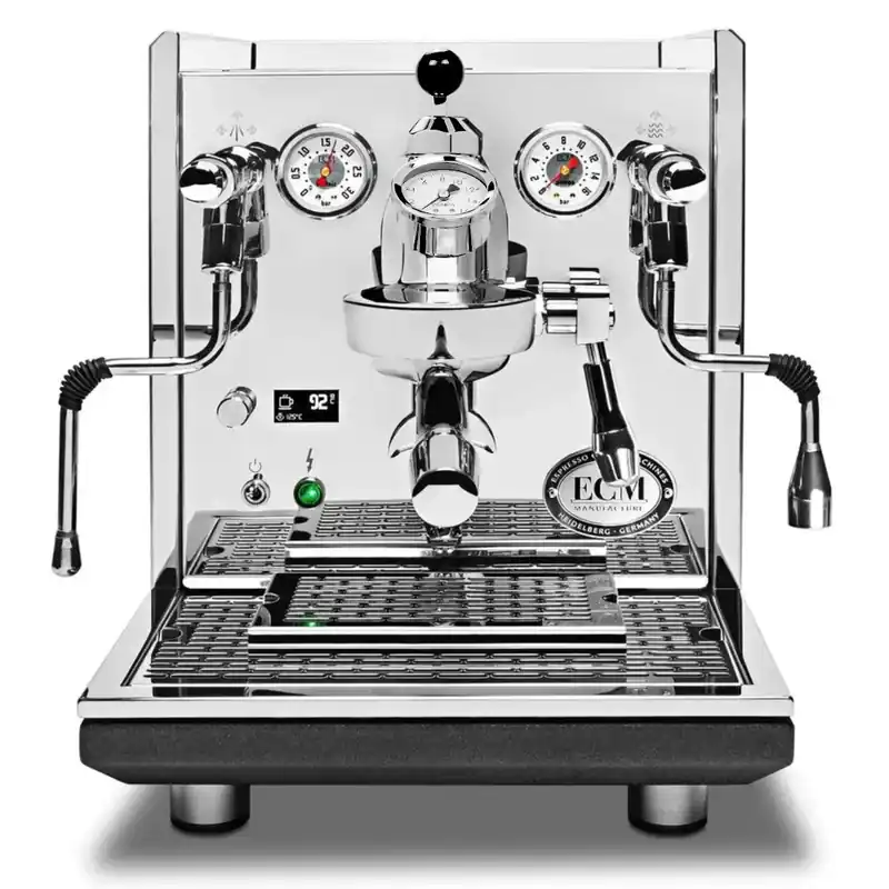 ECM Synchronika II Espresso Machine - Dual Boiler w/ PID Stainless Steel and Flow Control