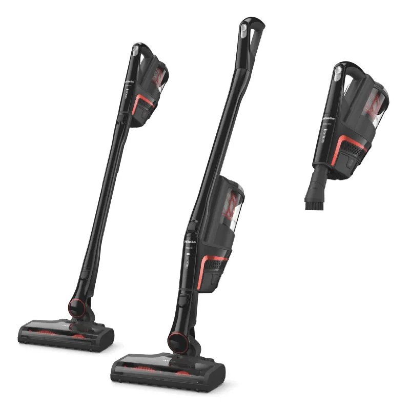 Miele Triflex HX1 Facelift Cordless Bagless Stick Vacuums 41MUL105USA (Obsidian Black with Red Accents)