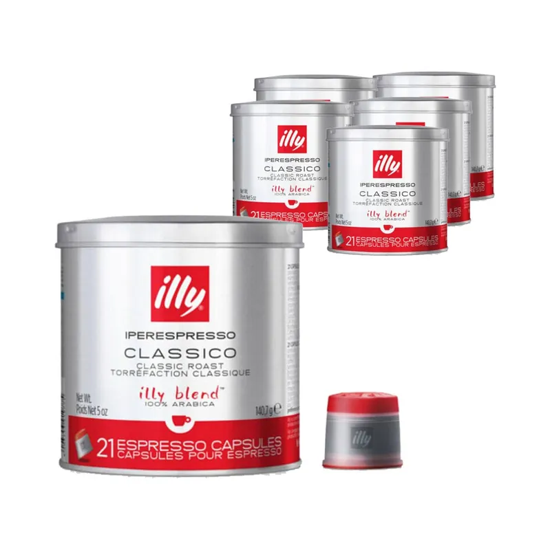 Illy Iperespresso Classico Medium Espresso Capsules (Bulk Case of 126) - Best Before January 2026