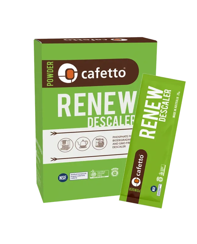 Cafetto Renew Descaler Sachets (6 x 25g)