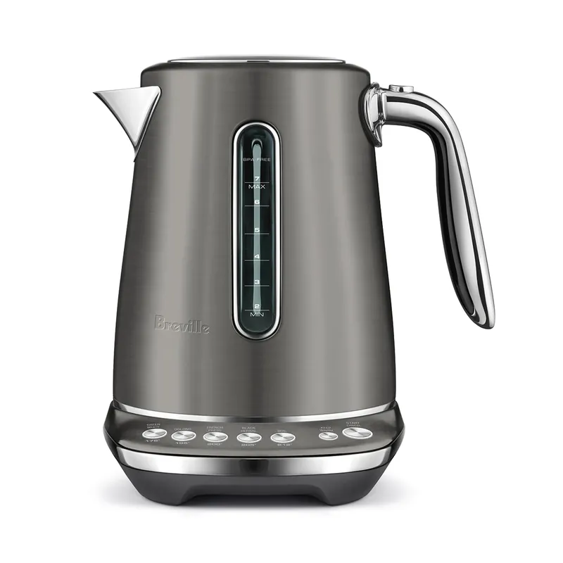 Breville the Smart Kettle Luxe 1.7L BKE845BST (Black Stainless Steel)